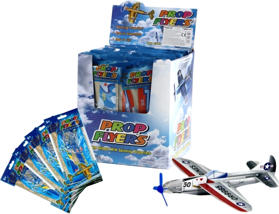 Aviones de poliestireno para lanzar - paquete doble