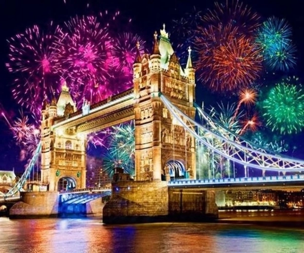 Norimpex pintura por números Puente de la Torre de Londres 40 × 50 cm