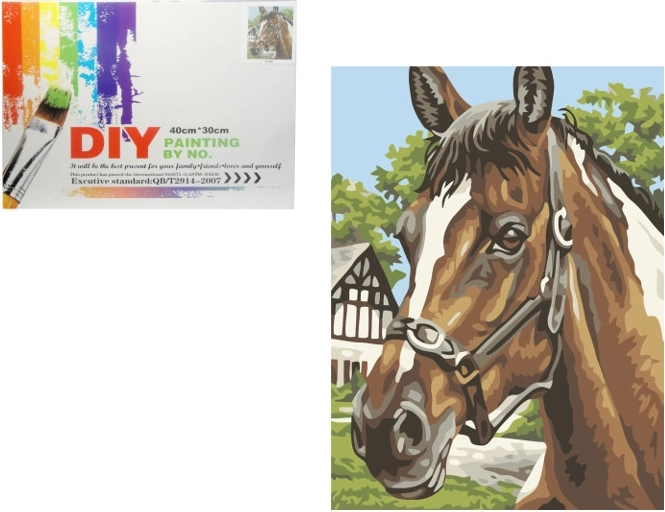 Pintura por números – caballo