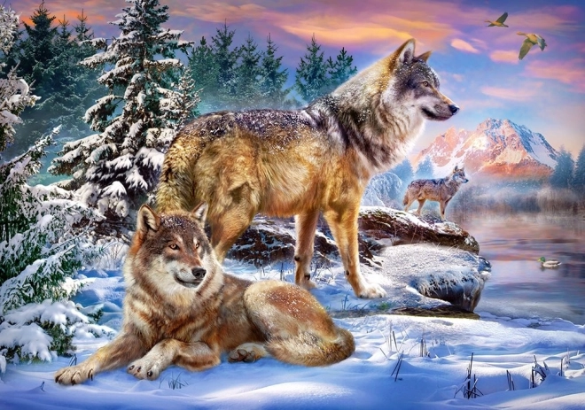Puzle de 500 piezas Wolfish Wonderland