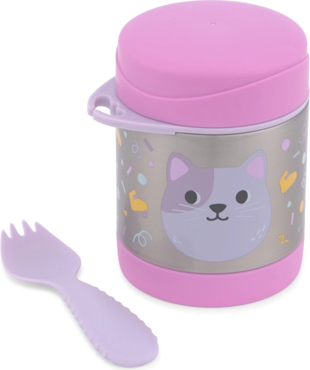 Skip Hop termo para comida con spork Gatita