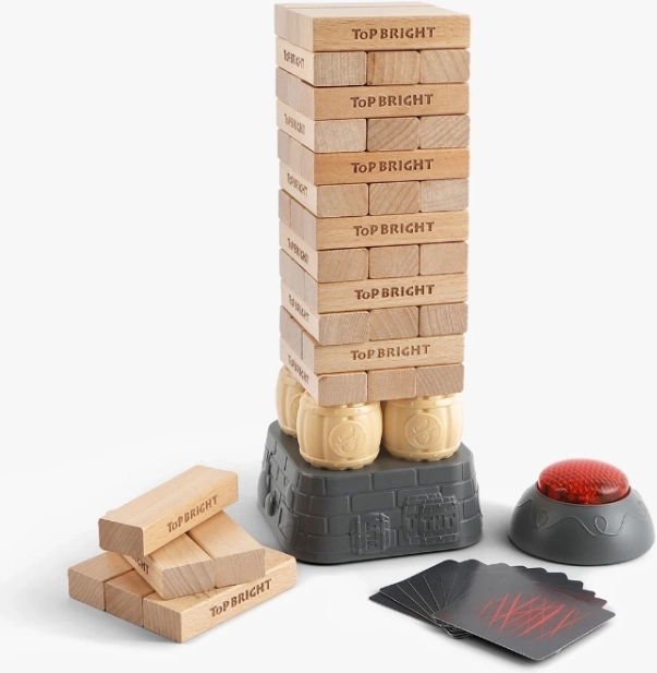 Top Bright torre de madera con temporizador – juego familiar