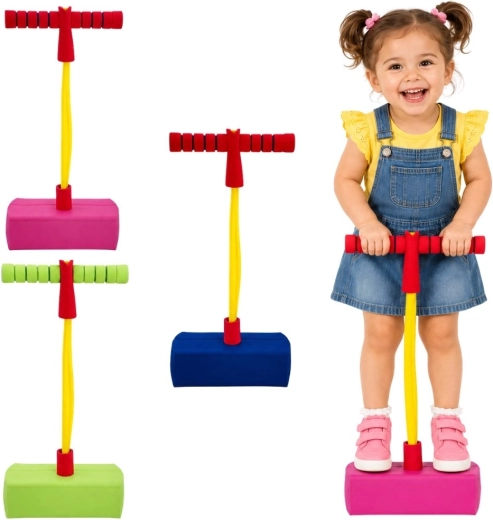 Pogo saltador de espuma Woopie para niños (mix de colores)
