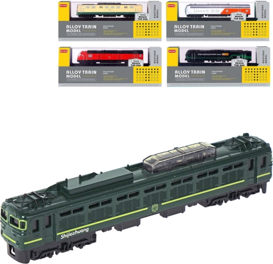 Locomotora metálica sobre base con vías 15 cm (1:87) - 1 pieza