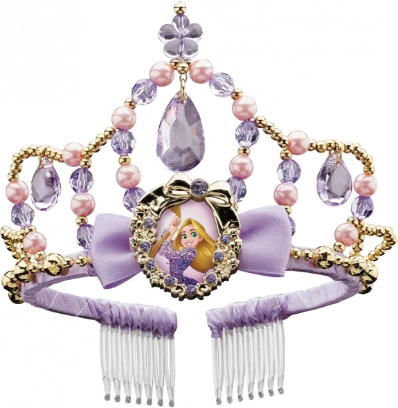 Hermosa corona de la princesa Rapunzel para niños