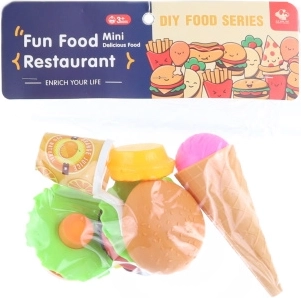 Set de comida en bolsita – alimentos de plástico para niños