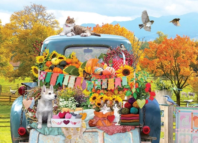 Puzzle «Entrega de otoño» 500 piezas COBBLE HILL