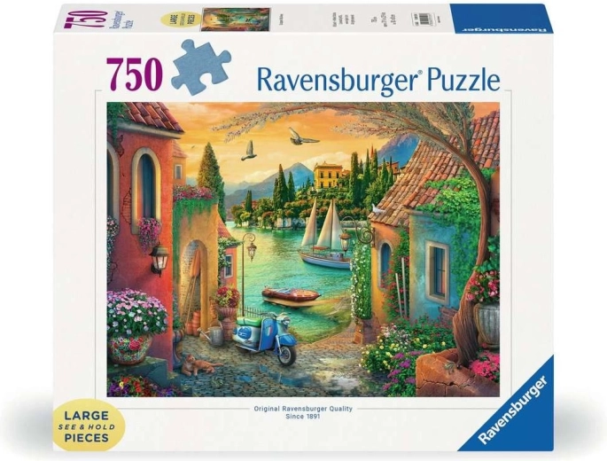 Puzzle Ravensburger Villas en la costa XL 750 piezas