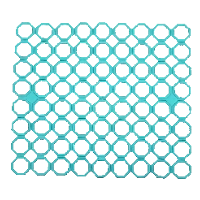 Rejilla blanda para fregadero 28 × 28 cm, plástico, mezcla de colores