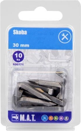 Grapa 30 mm brillante (10 uds.)