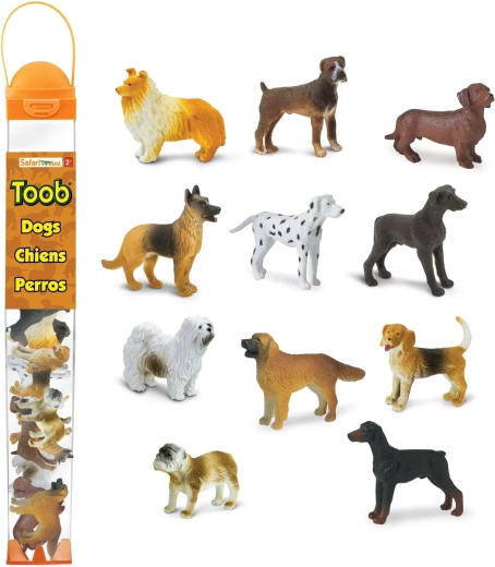 Safari Ltd. tubo con figuras de perros