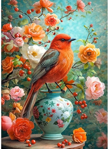 Puzzle Cherry Pazzi Melodía floral 1000 piezas