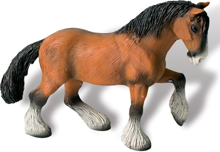 Bullyland figura de caballo shire castrado