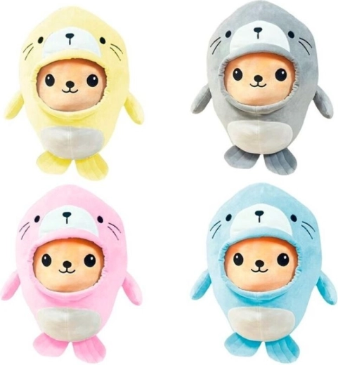Animalito de peluche con disfraz de foca - 1 pieza