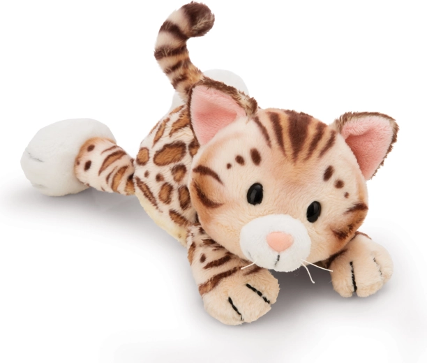 NICI peluche de gato bengalí tumbado 20 cm Green