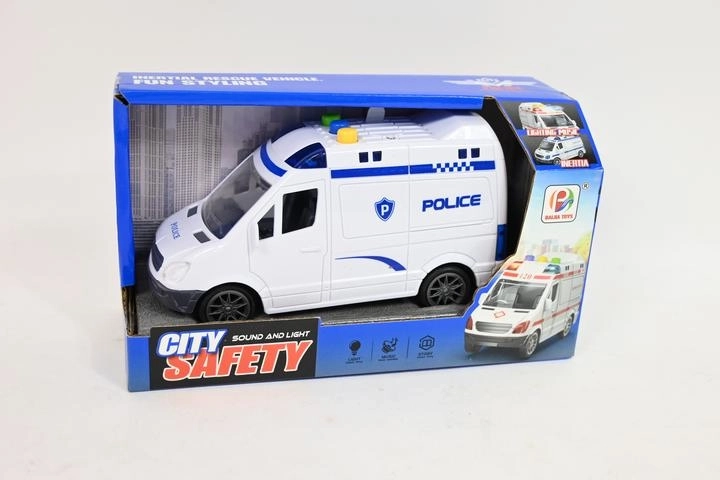 Cochecito de policía a pilas