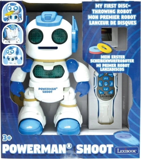 Robot multifunción programable Lexibook con lanzamiento de discos