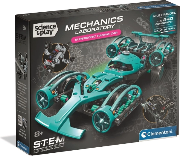 Clementoni Science&Play laboratorio mecánico: coche de carreras supersónico