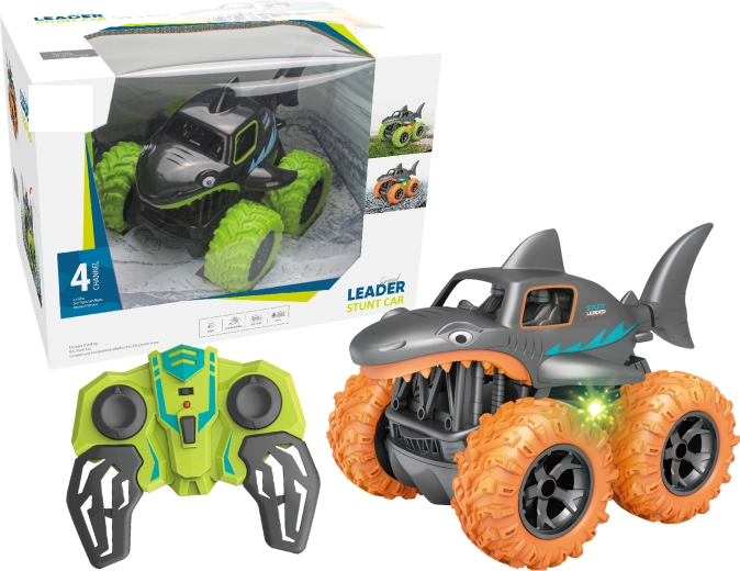 Coche acrobático R/C Tiburón 4WD 2,4 GHz
