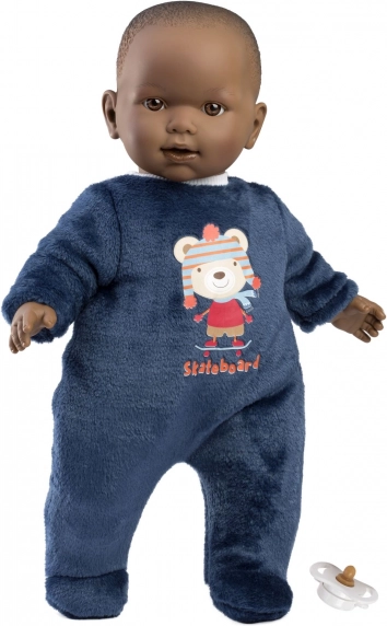 Llorens Baby Zareb muñeca bebé realista 42 cm con cuerpo blandito