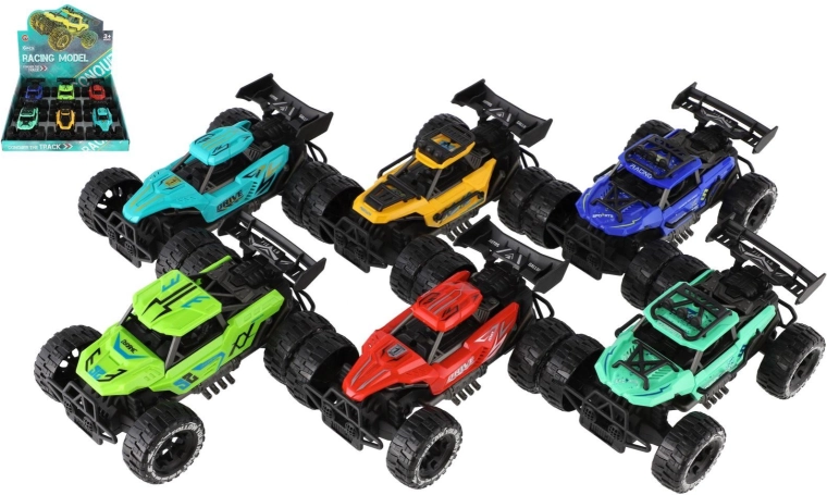 Coche todoterreno Off-Road con motor de inercia 11 × 16 cm (6 uds. en caja)