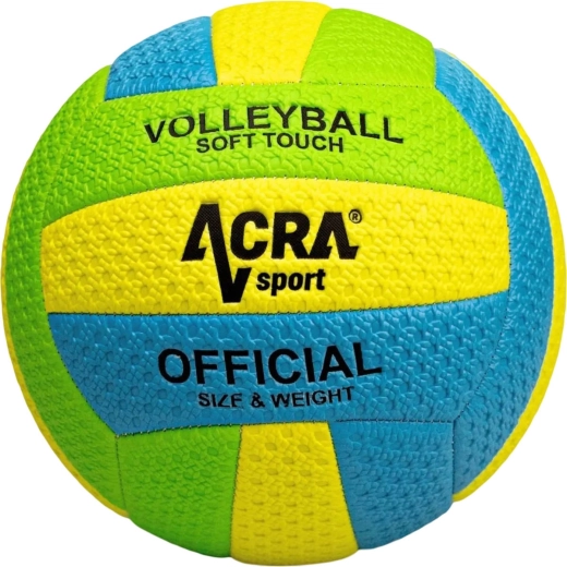 Balón de voleibol de playa ACRA soft touch talla 5