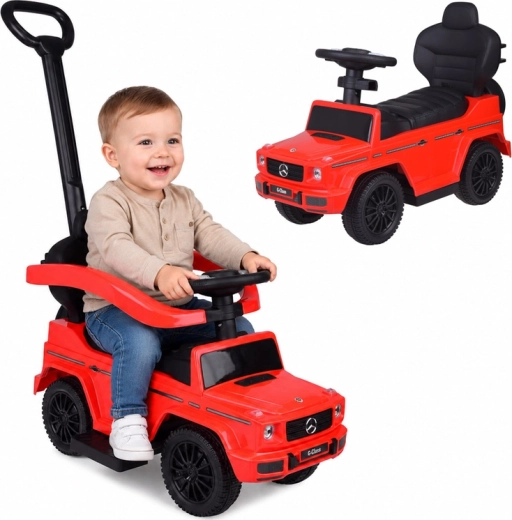 Correpasillos infantil Mercedes G-Class 2 en 1 con manillar de empuje y sonidos