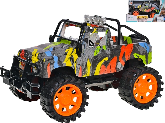 Jeep Graffiti 1:14 modelo todoterreno de plástico con motor de inercia