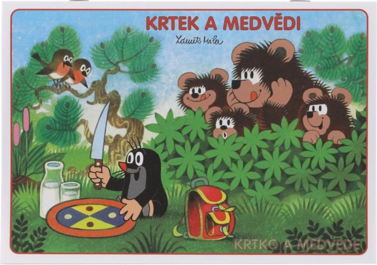 Libro para colorear A5 Topo y osos