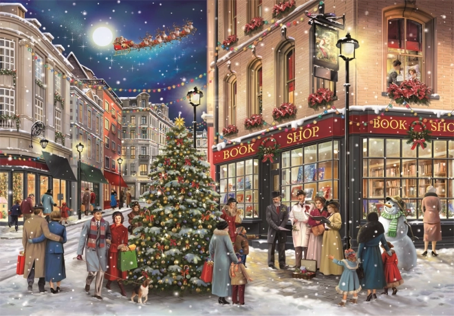 Puzzle Paseo navideño 1000 piezas Clementoni
