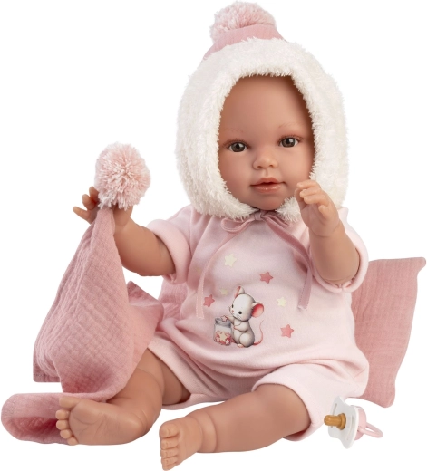 Llorens New born muñeca bebé realista con sonidos 38 cm
