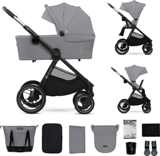 Cochecito combinado Kinderkraft Nea 2 2 en 1 platinum grey