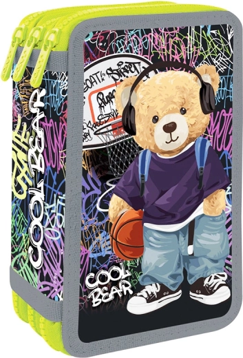 Estuche de varios niveles Cool Bear - 1 pieza