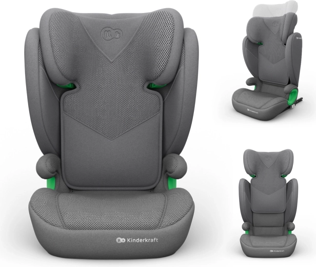 Kinderkraft silla de coche Junior fix 2 plus i-size grey (100–150 cm)