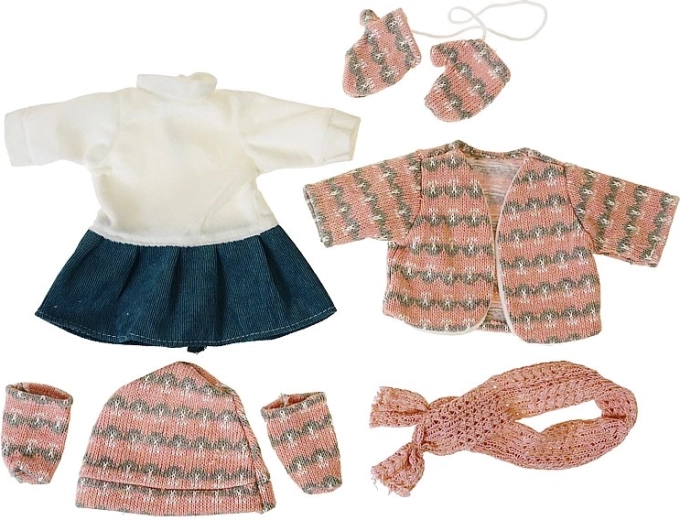 Ropa de invierno para muñeca bebé de 35 cm