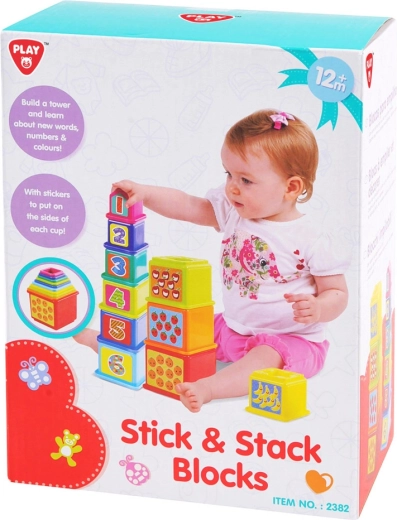 Cubos apilables PLAYGO para niños a partir de 12 meses