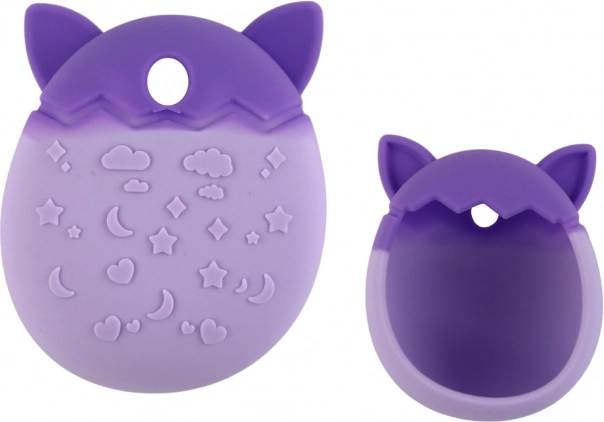 Funda de silicona morada para Tamagotchi