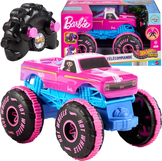 camión monstruo RC Hot Wheels Barbie 1:24