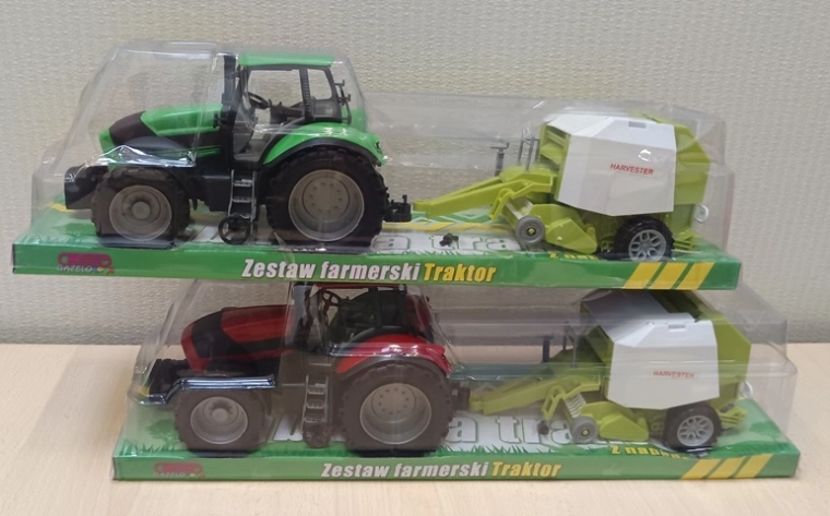 Tractor con maquinaria agrícola