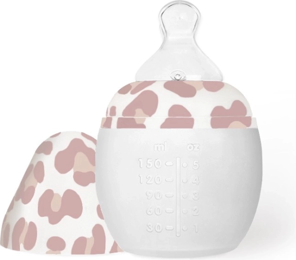Biberón anticólicos para bebé Élhée Graouu pink 150 ml