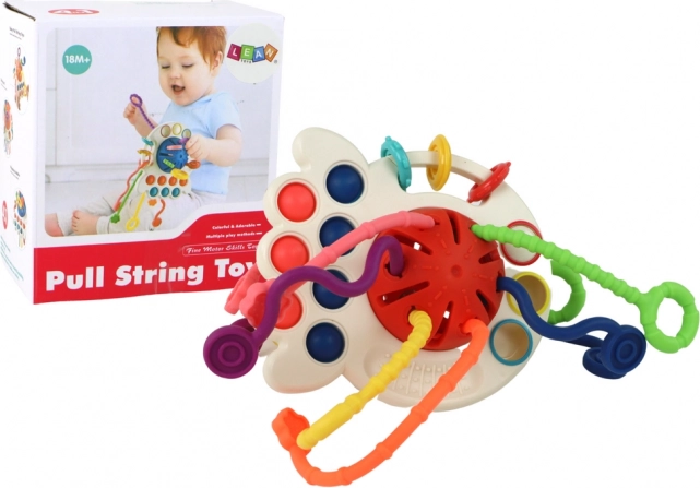 Mordedor sensorial para bebés – juguete educativo colorido
