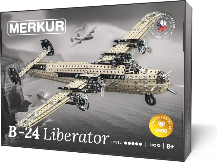 Merkur bombardero B-24 Liberator – edición limitada del kit de construcción (902 piezas)