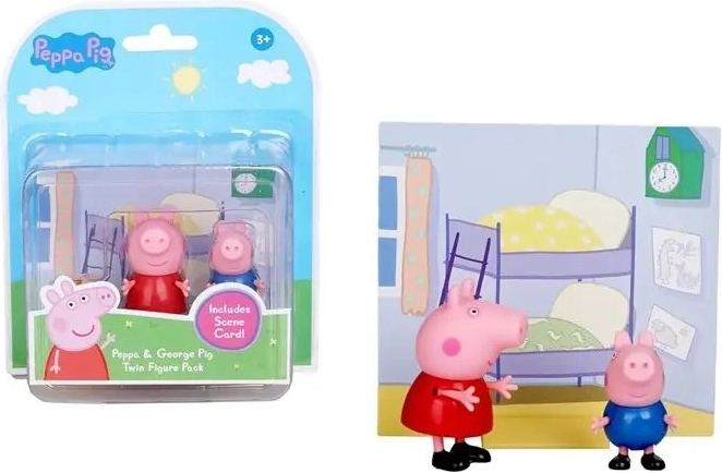 Figuras de Peppa Pig: Peppa y George