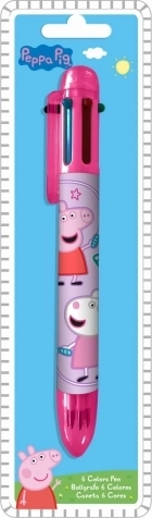 Bolígrafo de 6 colores PEPPA PIG