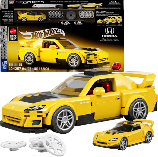 Juego de construcción Hot Wheels Speed Series ‘07 Honda S2000 257 piezas