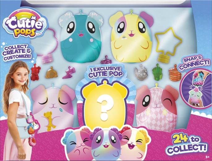 Cutie Pops set de colgantes para mochila con sorpresa (5 uds) - varios tipos