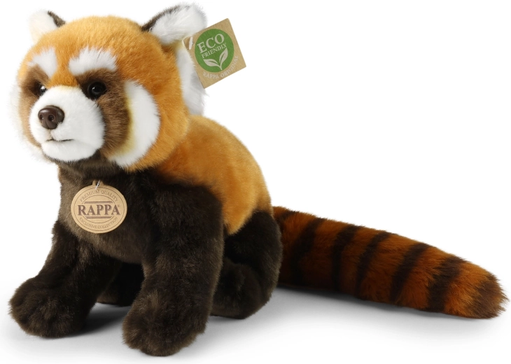 Panda roja de peluche Rappa eco-friendly 28 cm