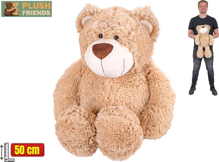 Plush Friends oso de peluche 50 cm beige