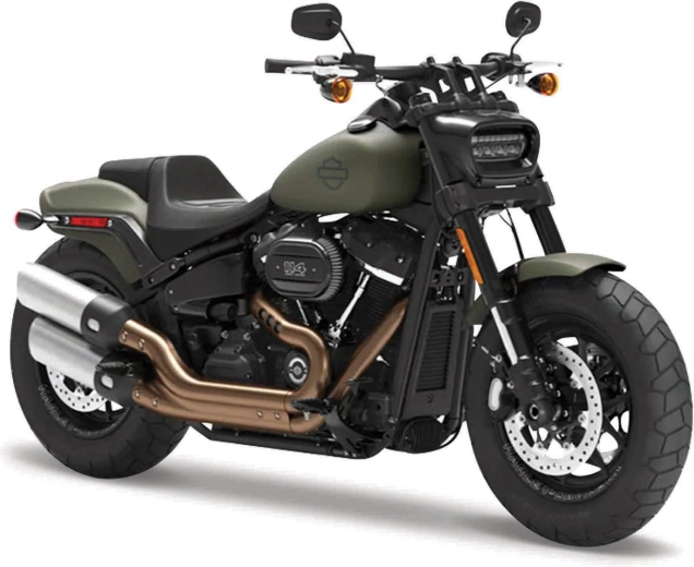 Maisto Harley-Davidson Fat Bob 114 1:18 verde