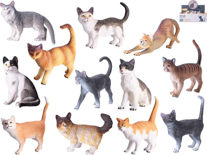 Figura realista de gatos 1 ud